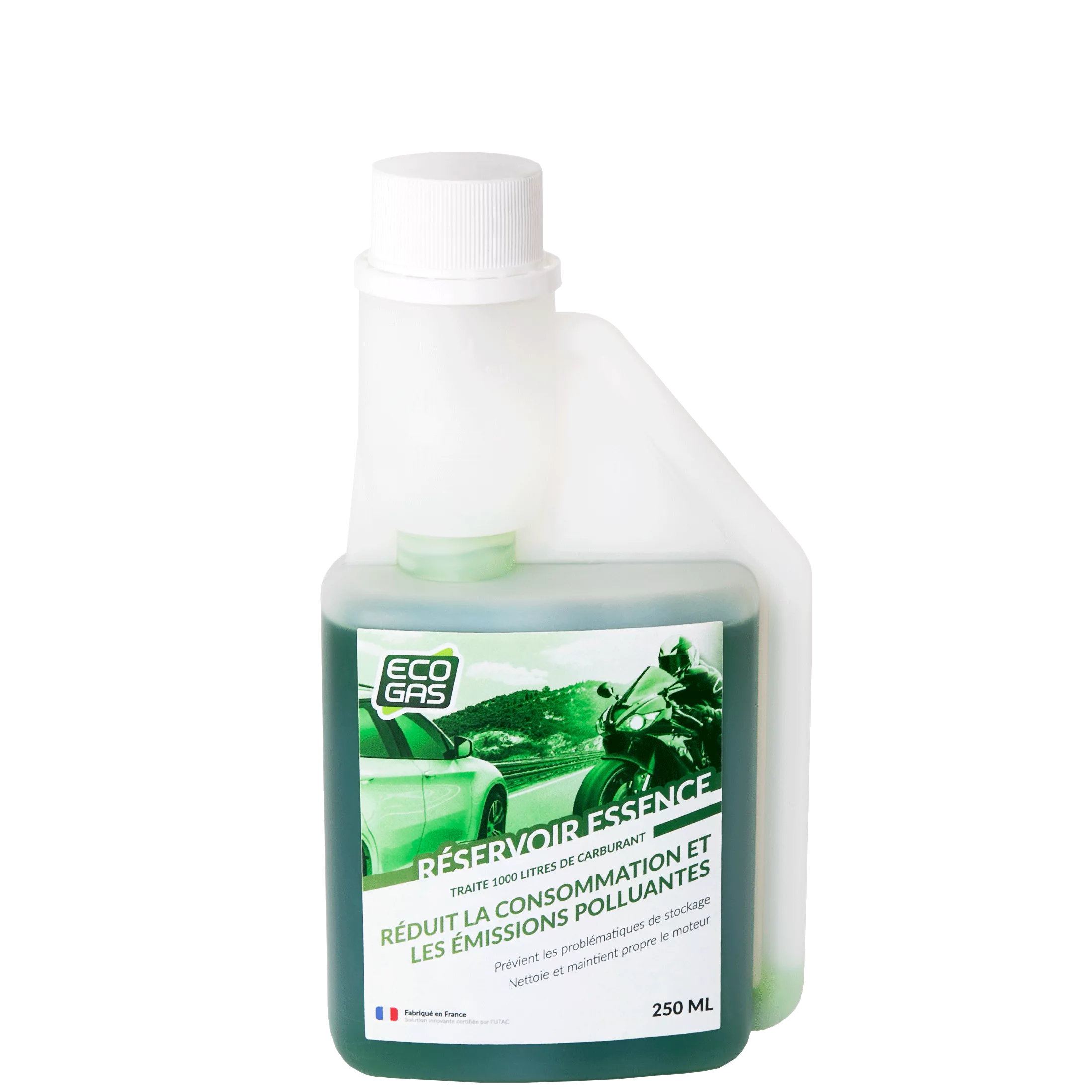 Additif Essence 250mL – Réservoir Voiture