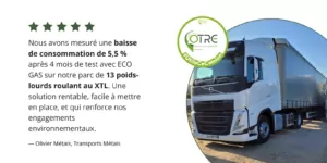TRANSPORTS MÉTAIS BAISSE DE CONSOMMATION BIOCARBURANT